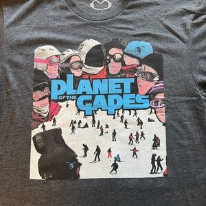 Planet of the Gapes Graphic Tee - Gray